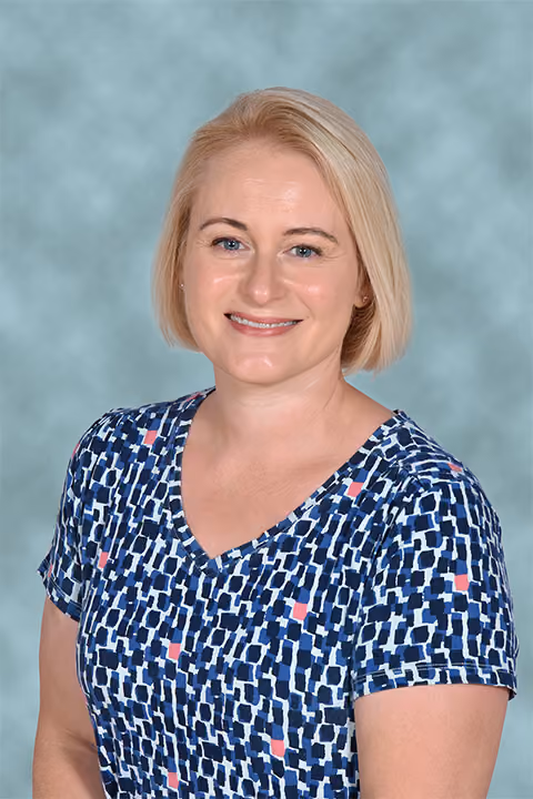 Headshot of Mrs E Roxburgh, Preschool Teacher.