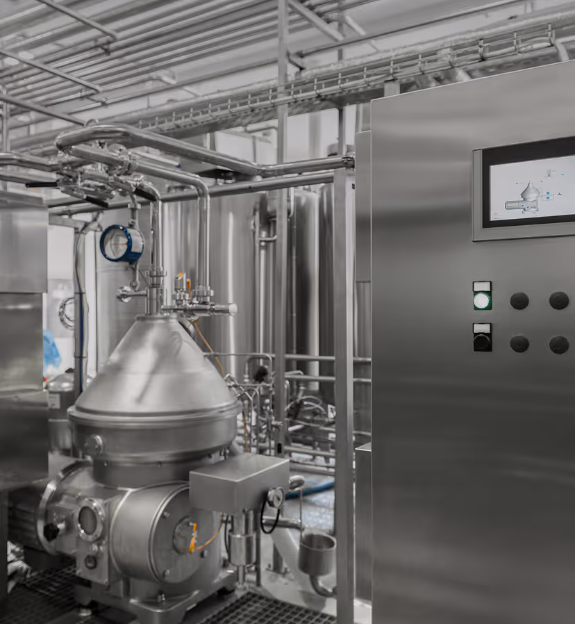 Food and beverage production facility interior