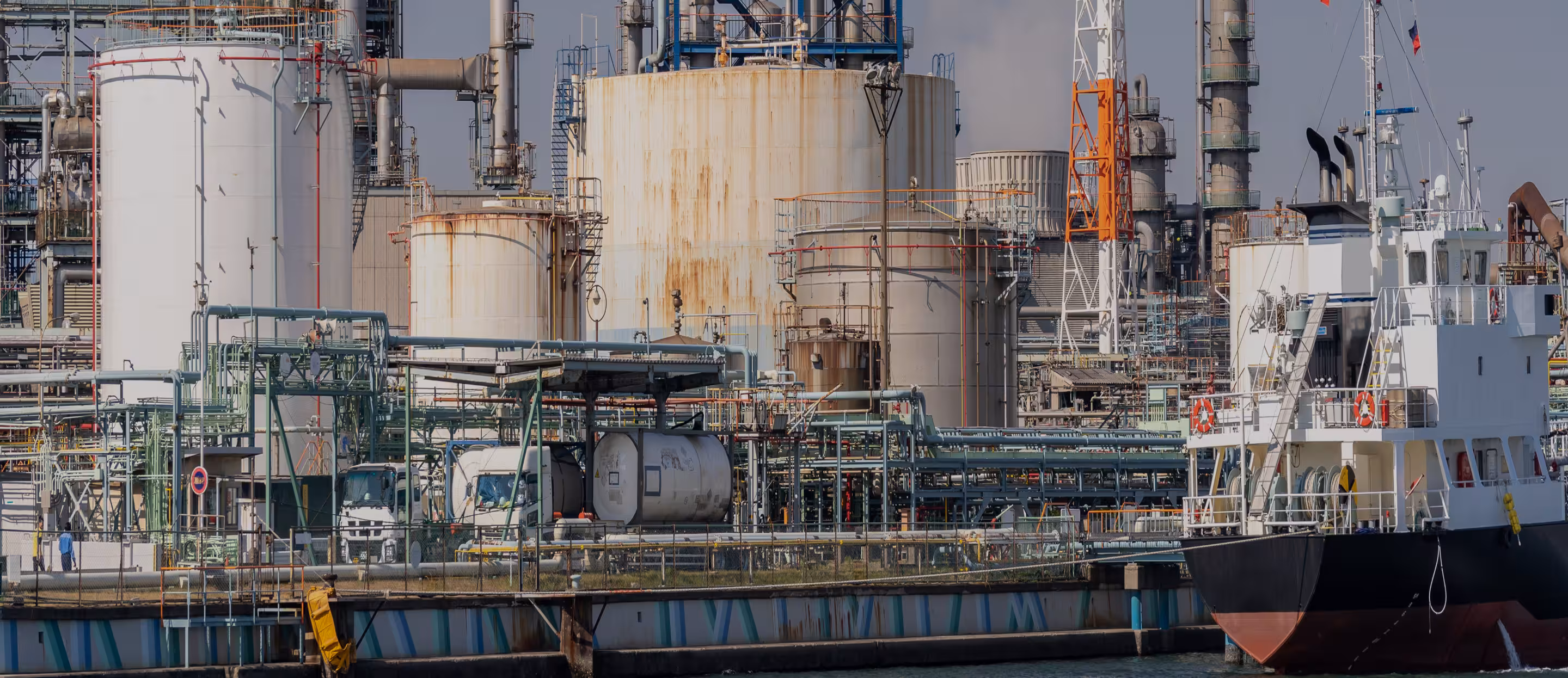 Industrial spray drying facility used in food and pharmaceutical production