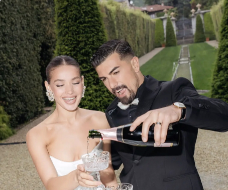 A sparkling moment together
