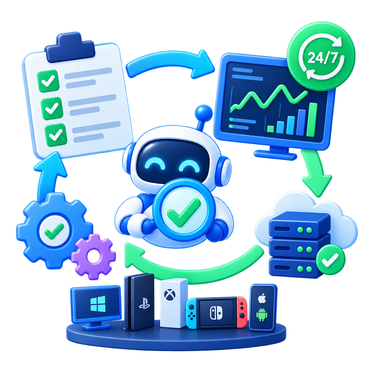 Automated Testing & Monitoring icon