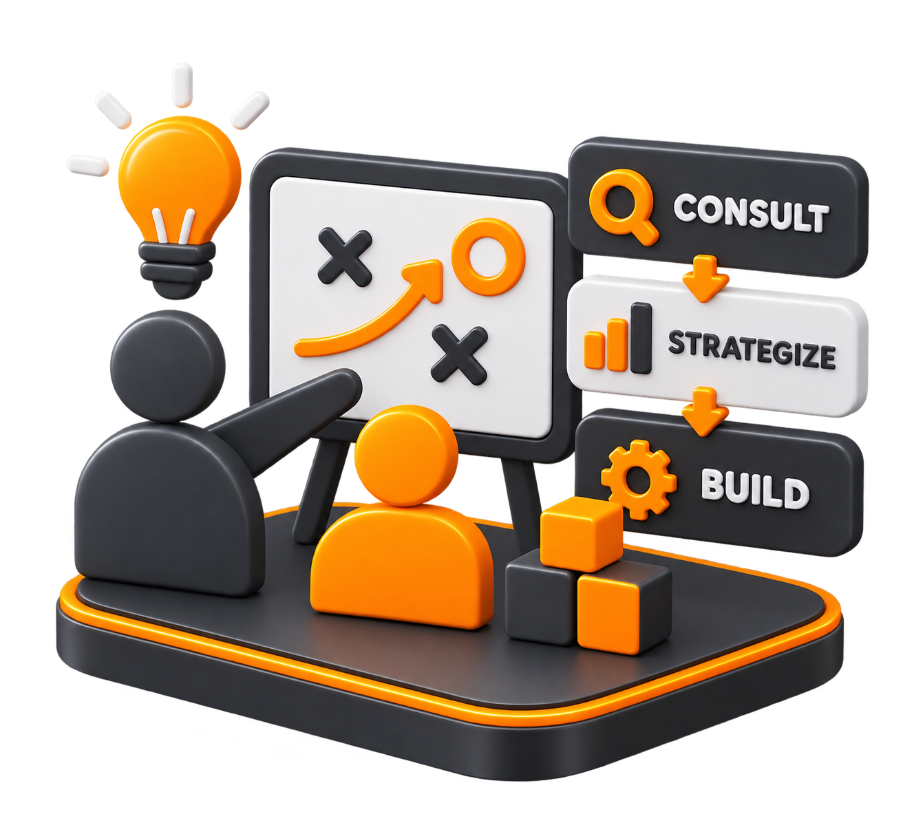 Consult, Strategize & Build icon