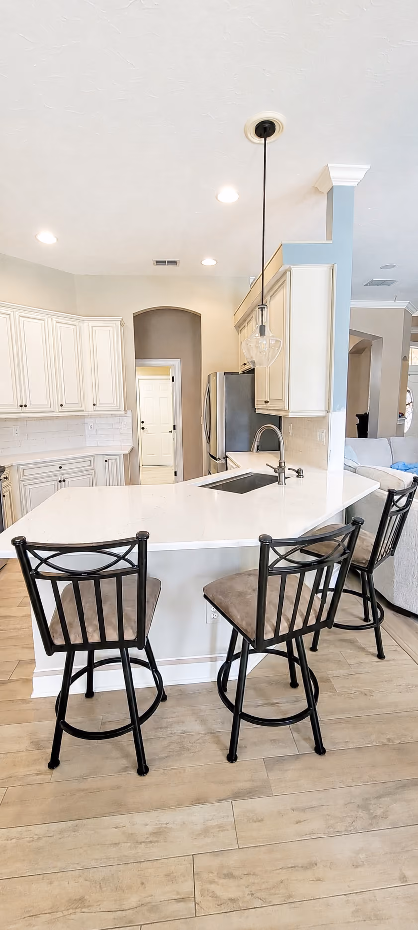 Kitchen island countertop