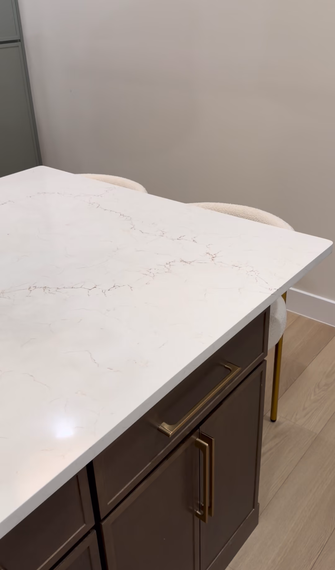 Custom countertop installation