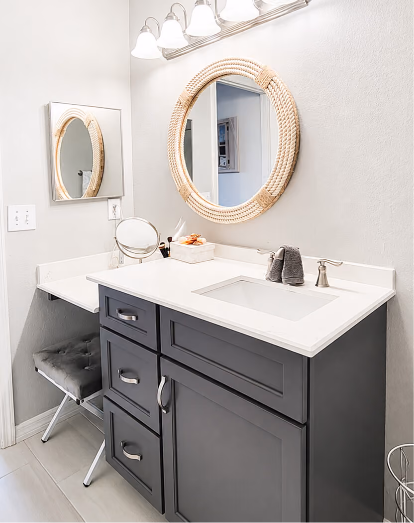 Bathroom vanity remodel