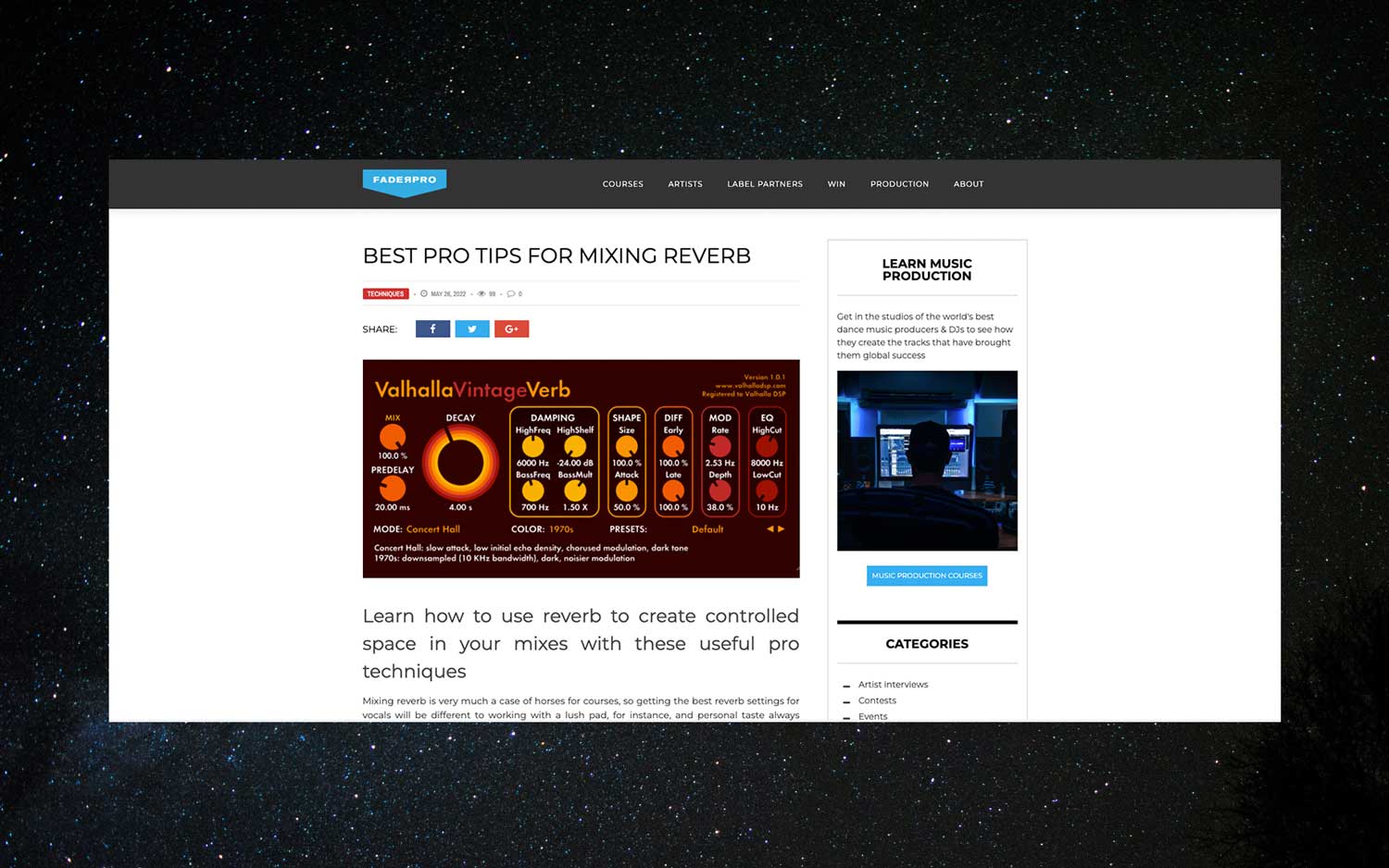 FaderPro Blog