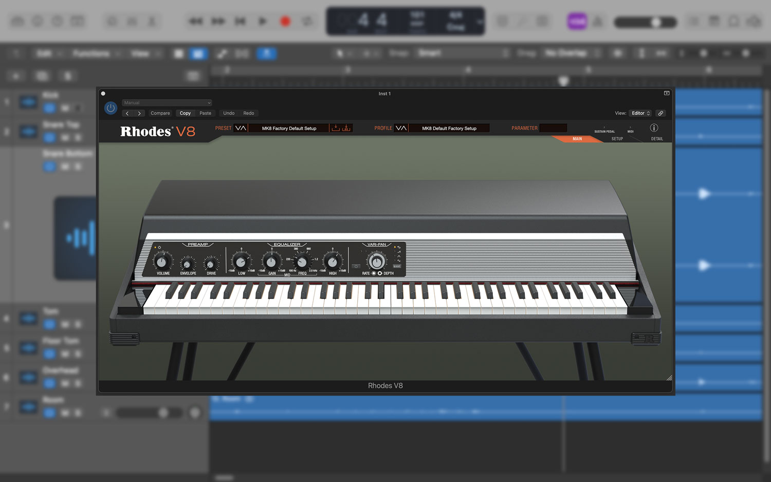 Rhodes V8