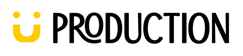 A large smiley face emoticon in yellow and orange gradient on a black background, with two dots for eyes and a wide, curved smile.