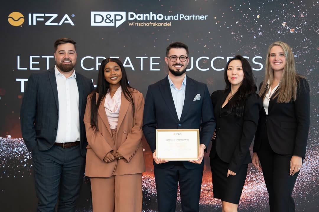 IFZA Certificate of Appreciation 2026