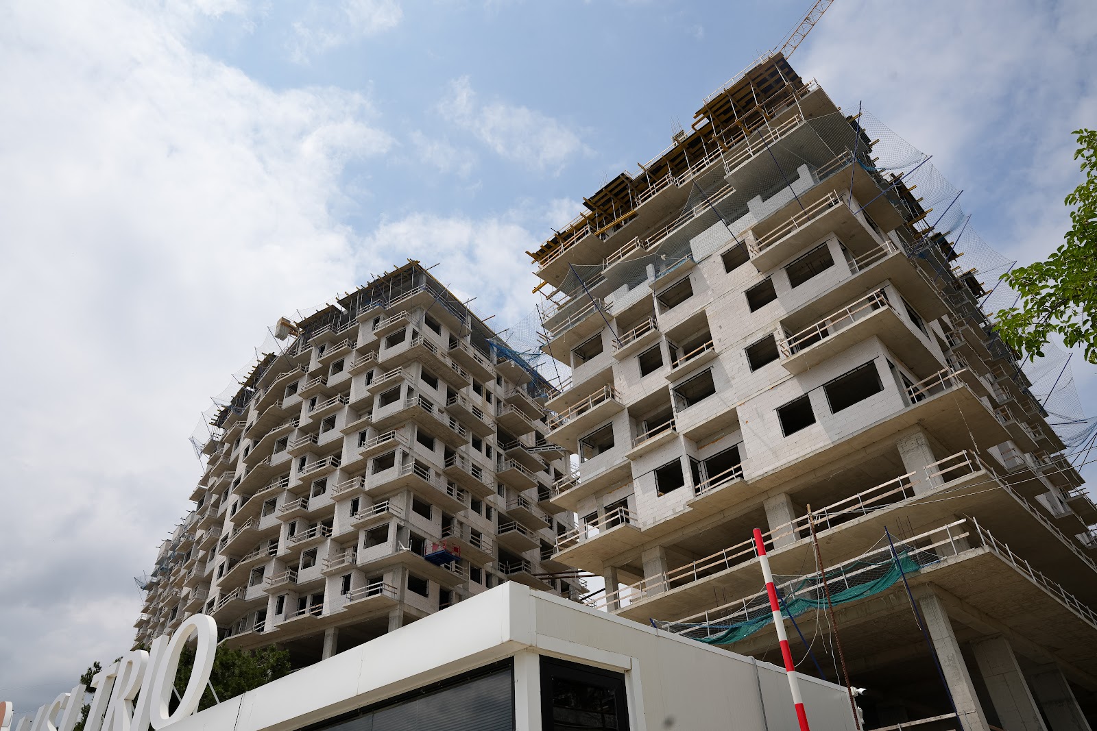 Rohbau eines Wohnprojekts in Batumi