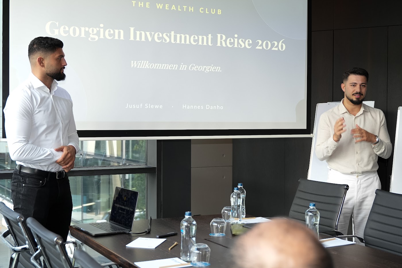 Auftakt der Investmentreise: Präsentation in Batumi