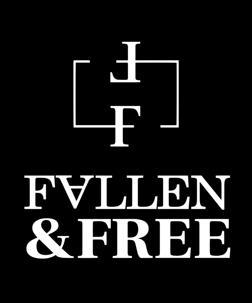 Fallen & Free logo, The Sanctuary's annual retreat weekend.