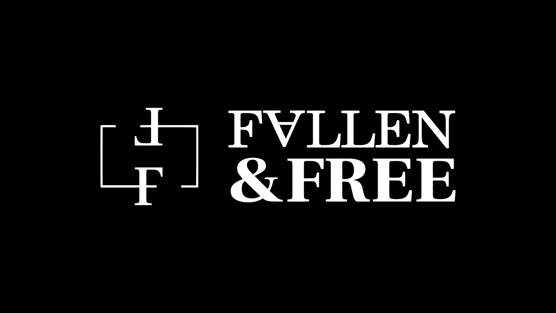 Fallen & Free wide logo graphic, The Sanctuary's annual retreat weekend.