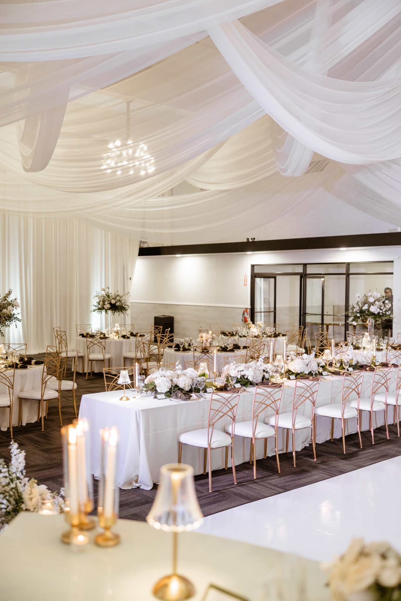wedding catering setup