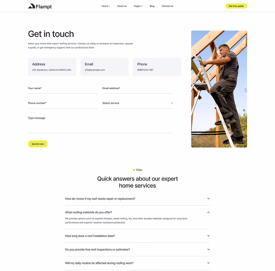 Contact us three