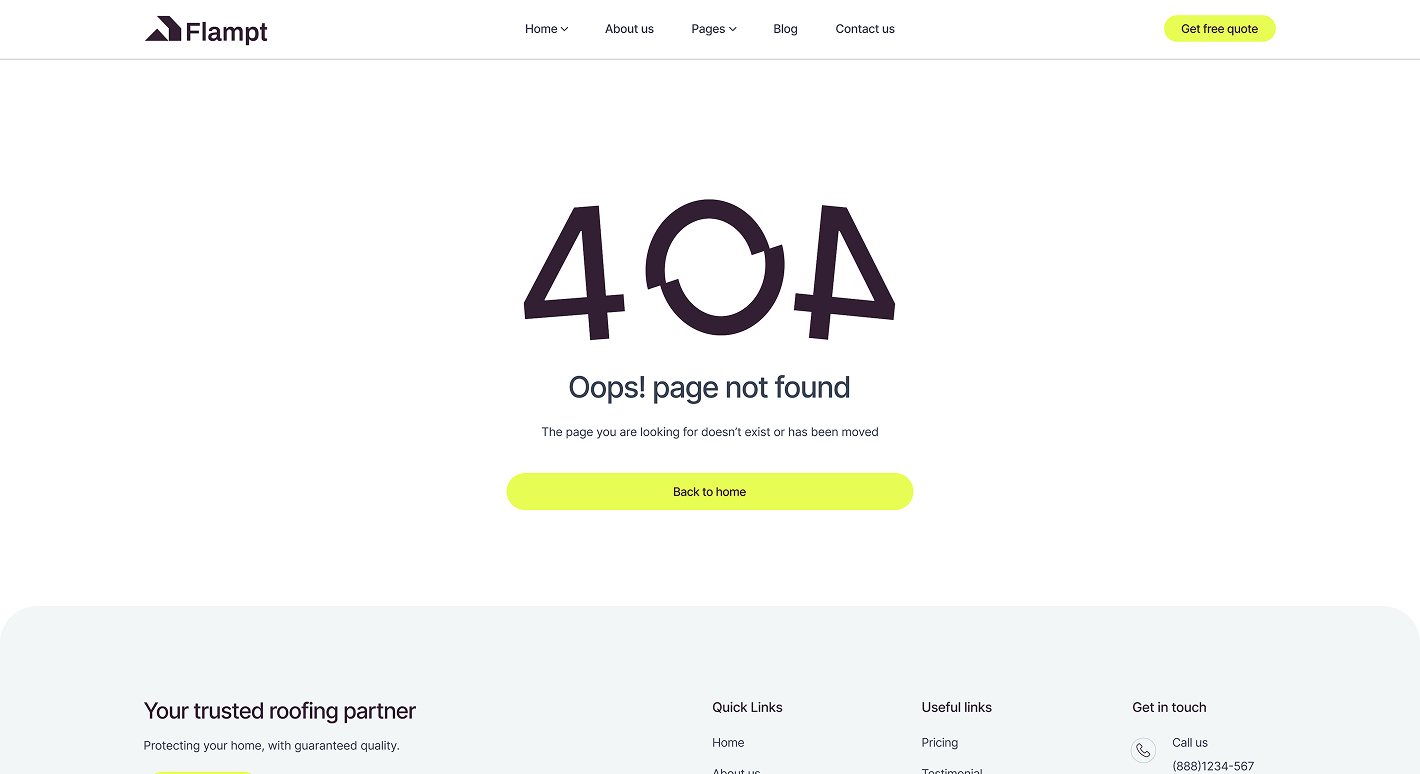 404 page 