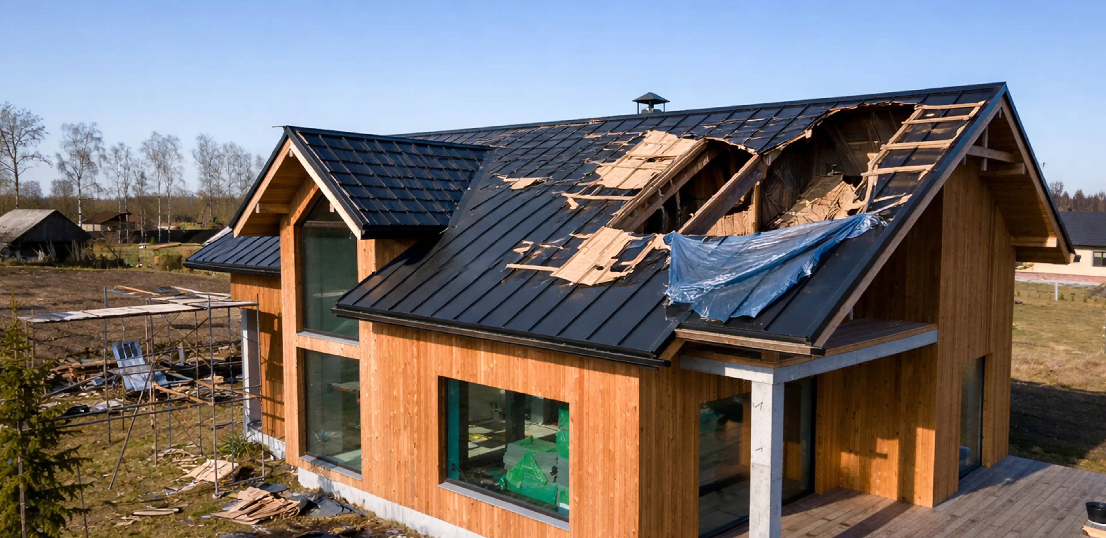 Storm damage repair