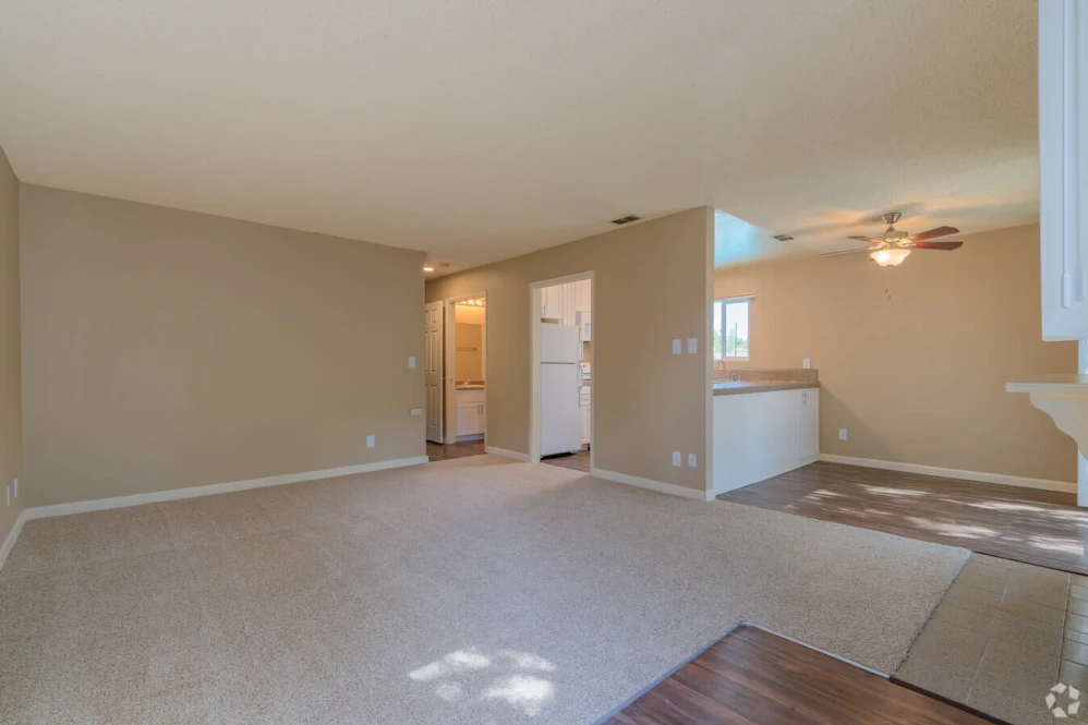 Entrance way in to living room