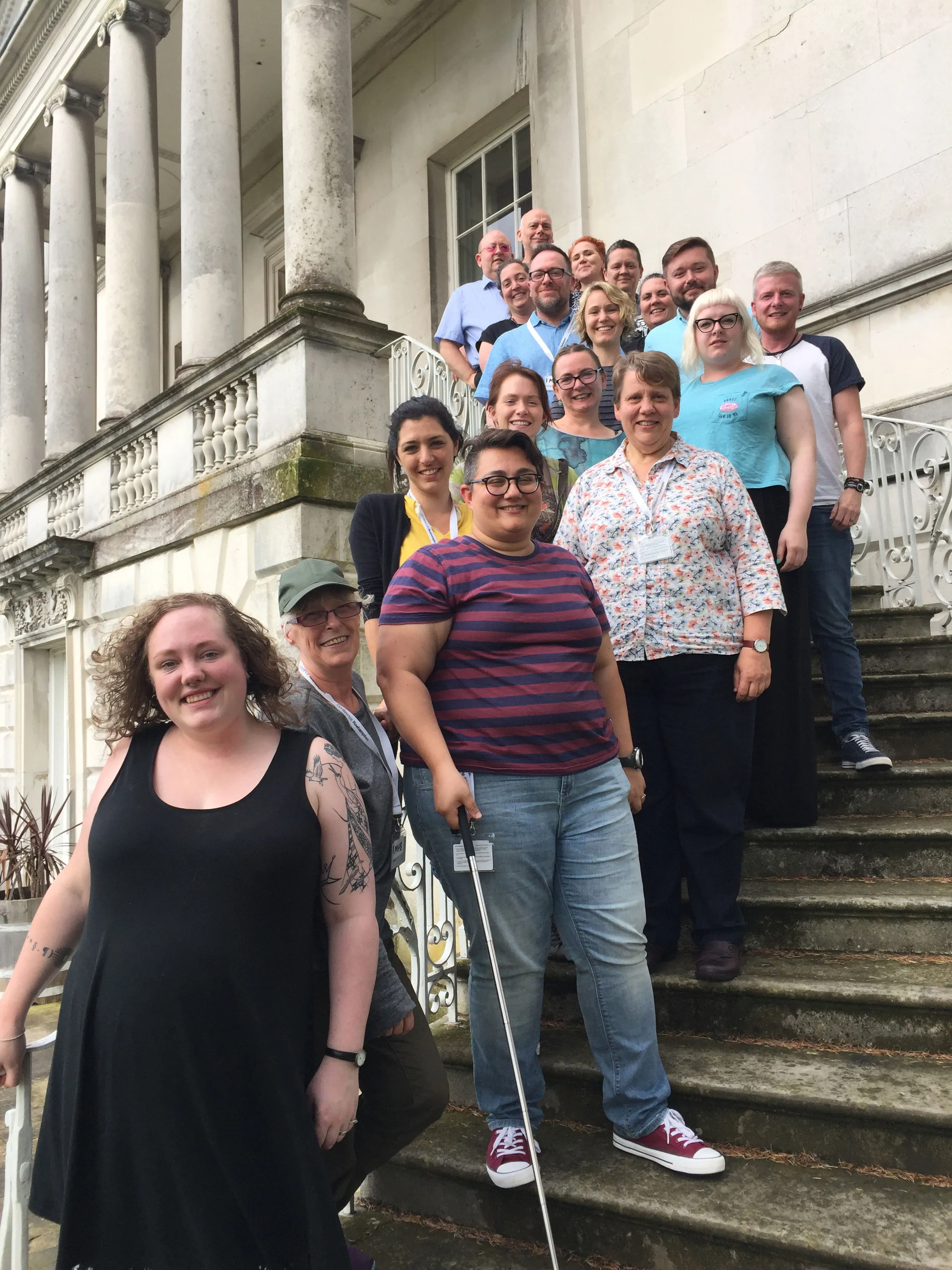 Group photo from the 2016 residential intensive for the Diploma in GSRD Therapy at Parkstead House