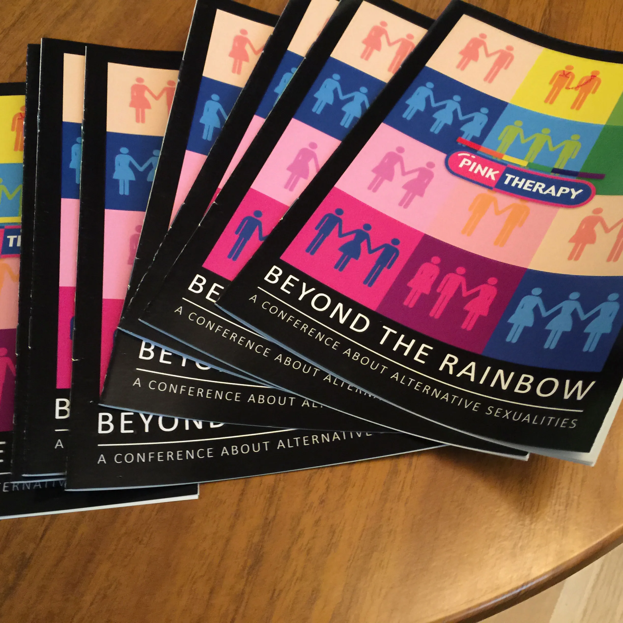 Printed programmes from the 2015 Beyond the Rainbow Conference