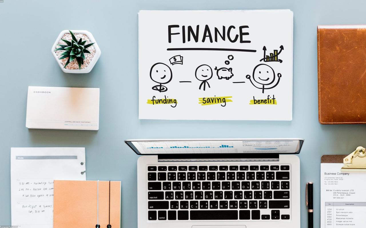 Profissional de finanças usando IA no notebook