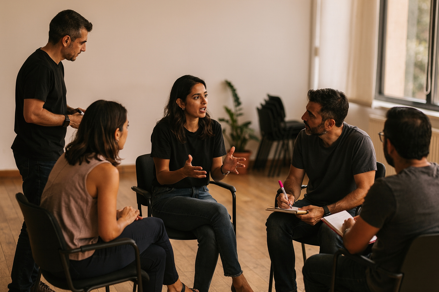 Sesión de un programa de desarrollo