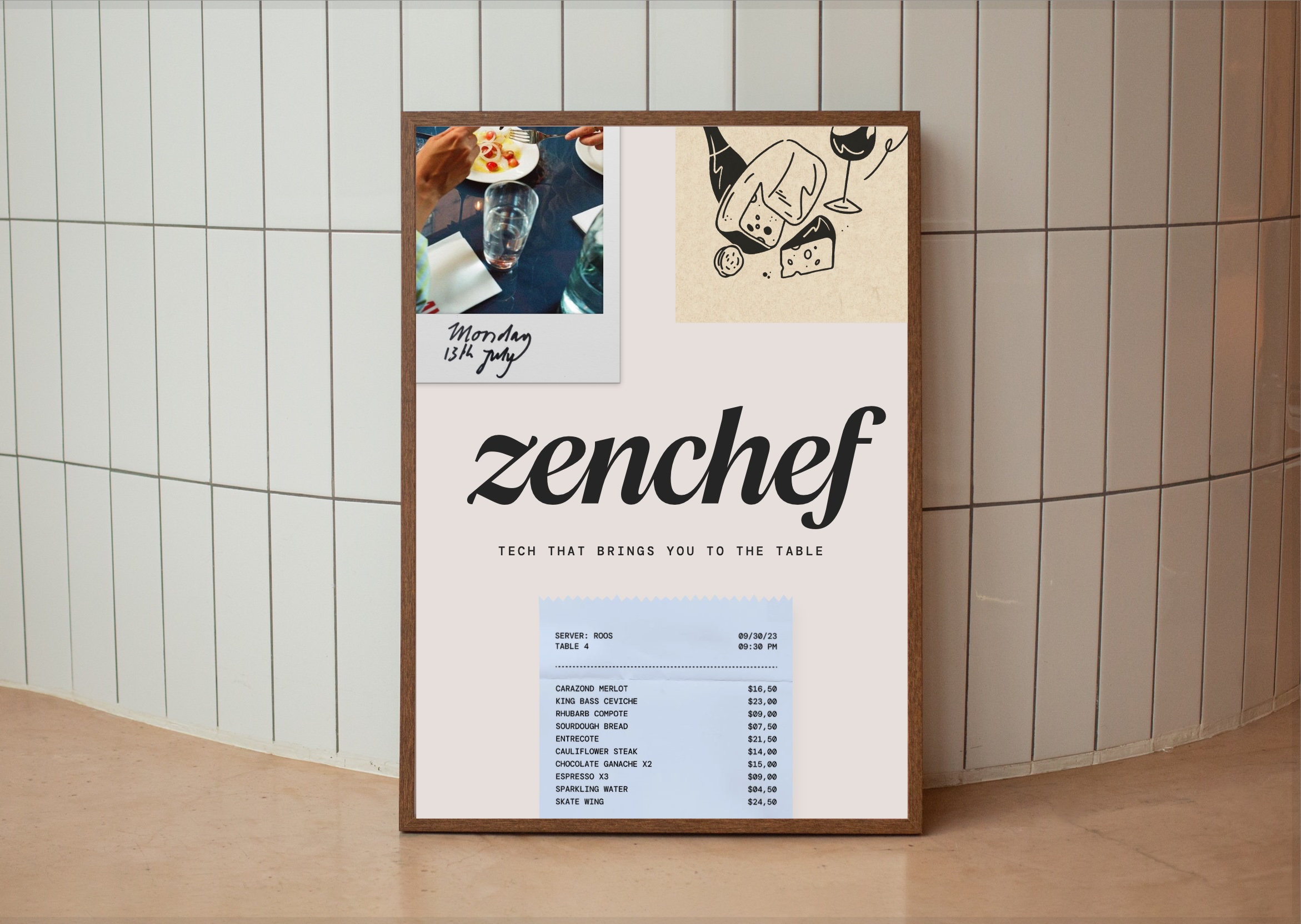 Zenchef, logiciel de gestion utilisé par plus de 8 000 restaurants : le CMO Studio a construit son brand book et son playbook de marque, puis réalisé son film manifesto.