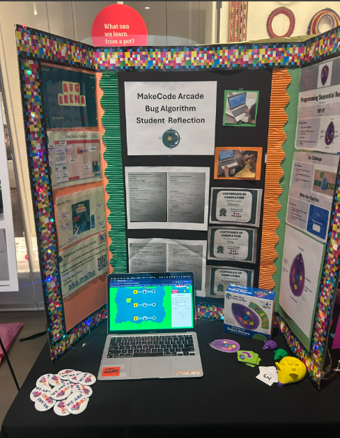 Student science fair project at P.S. K140