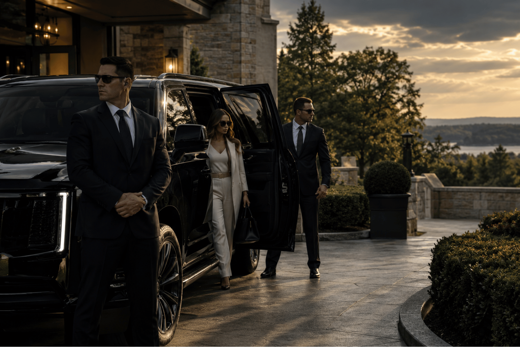 Our security team picking up a high profile client