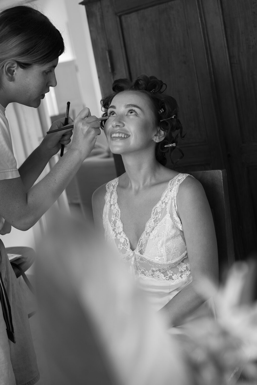 Soft glam bridal makeup, Barcelona wedding