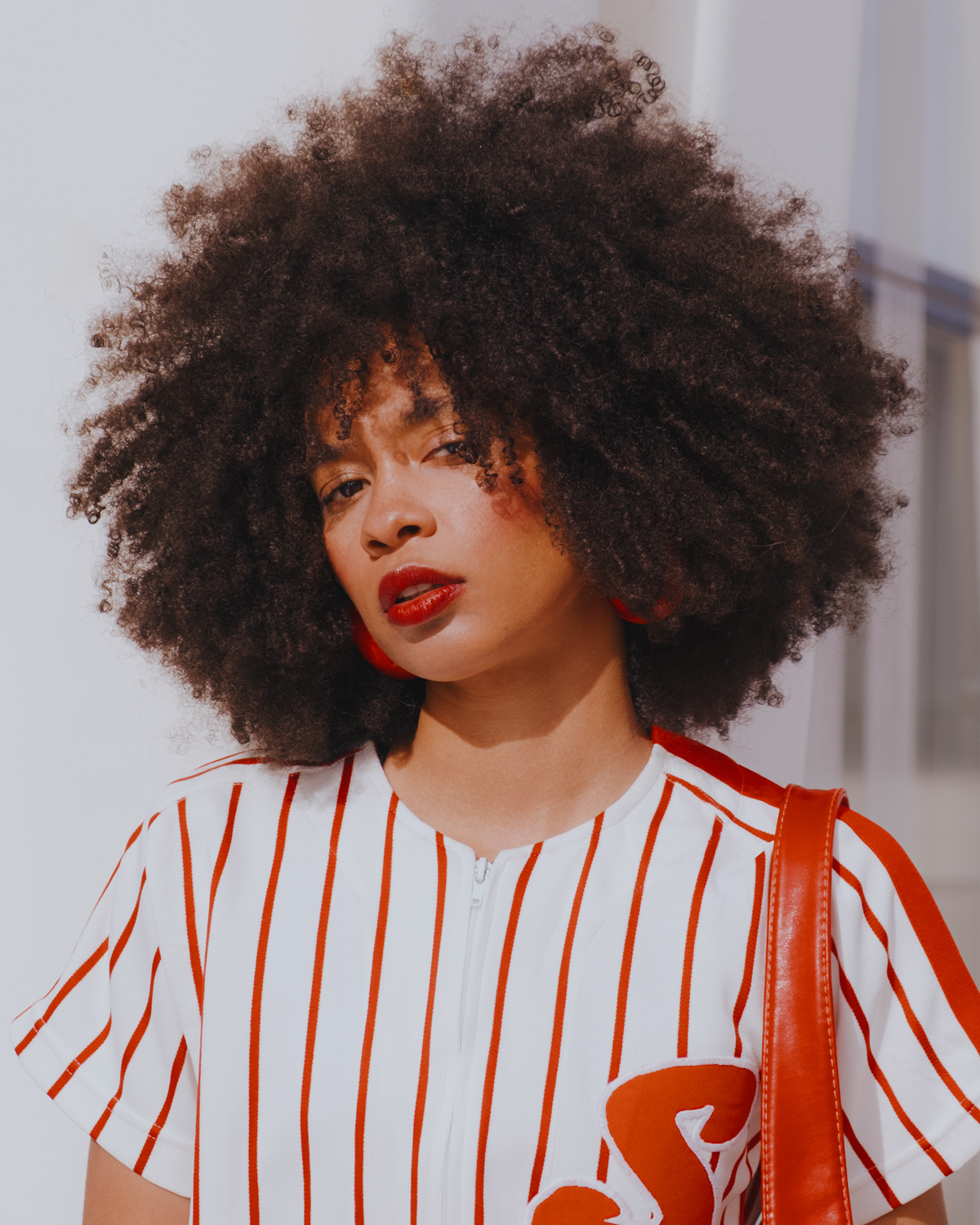 Beauty look for a studio photoshoot