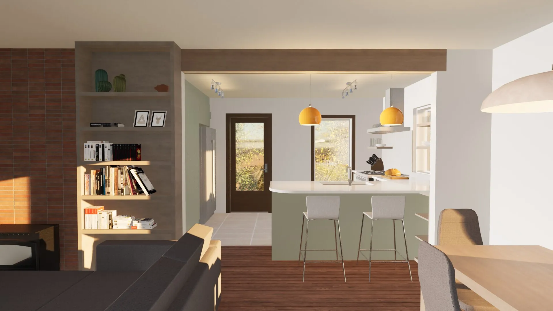 Canyon Rim Cottage — kitchen