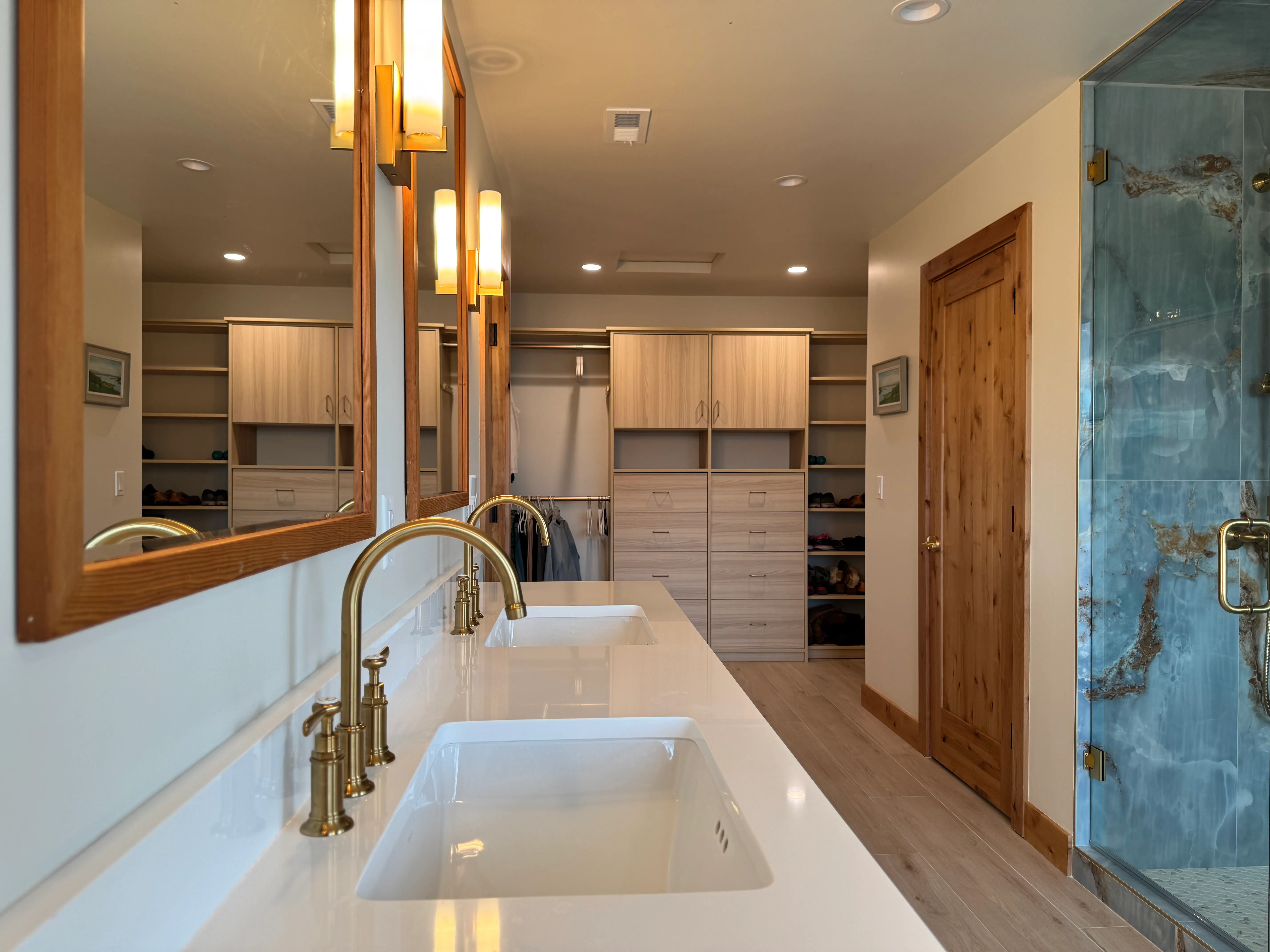 Pinebrook Remodel — deck and mountain view
