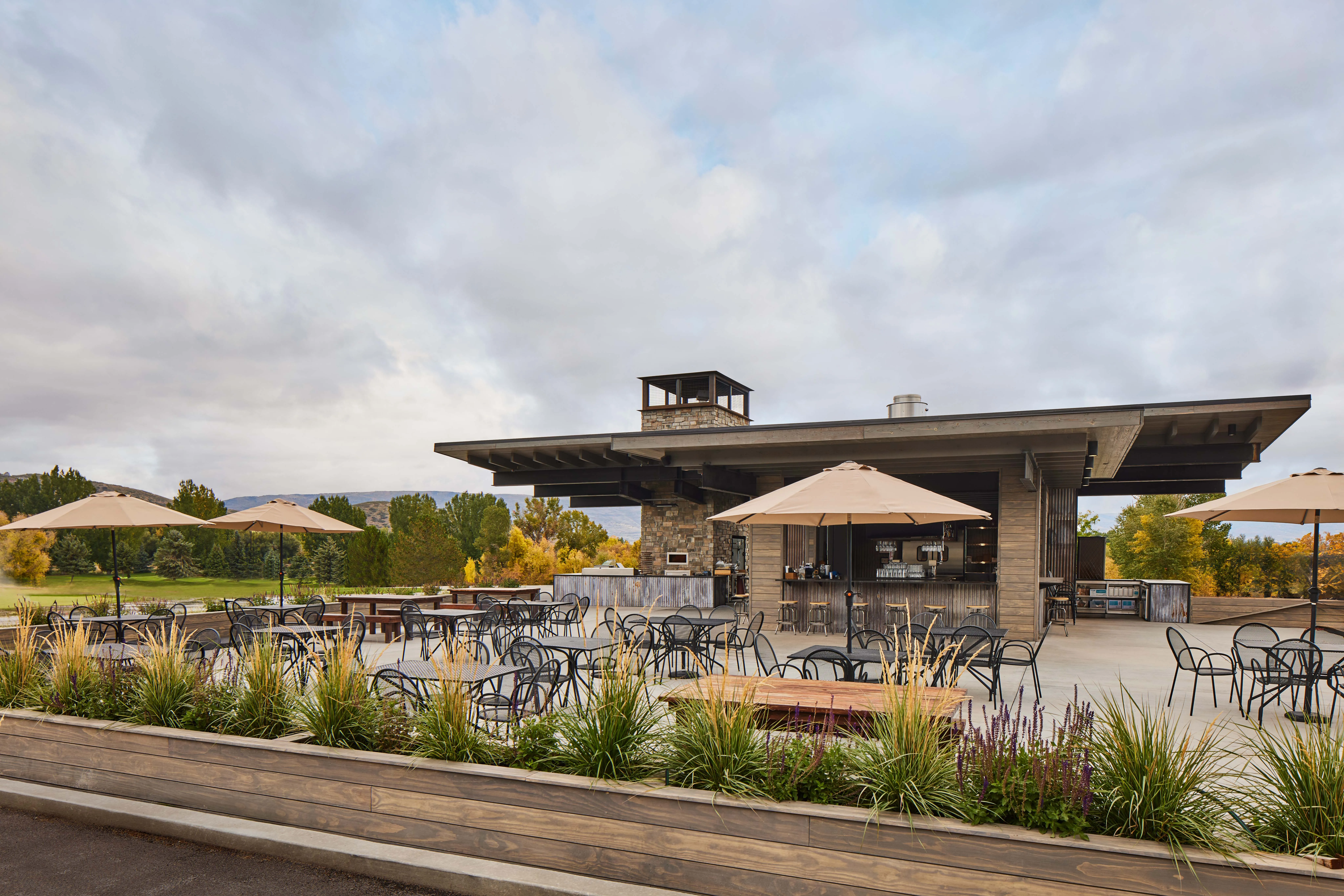 Homestead Grill — evening exterior
