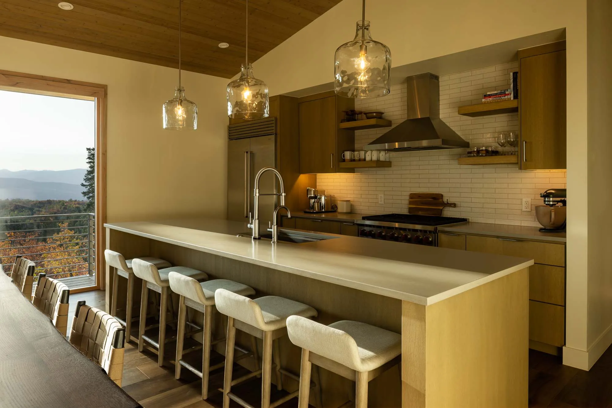 Tollgate Canyon Cabin — covered outdoor living