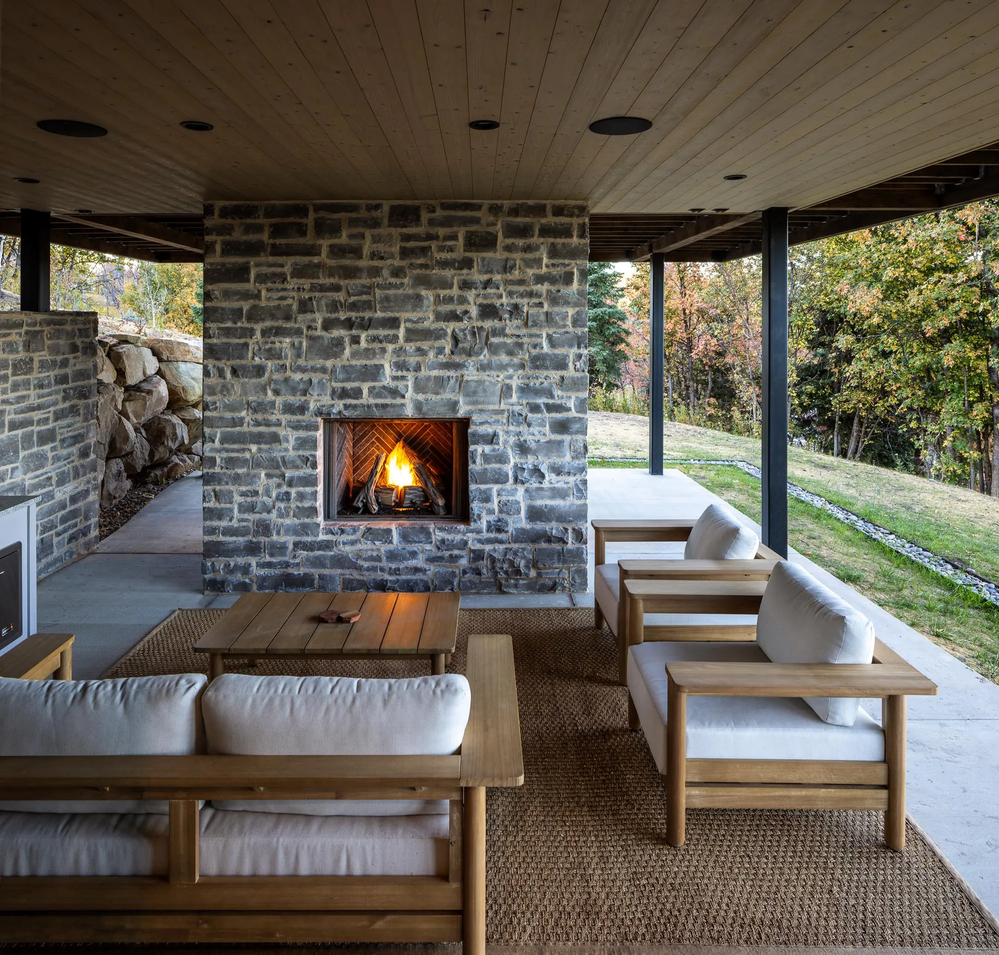 Tollgate Canyon Cabin — living space