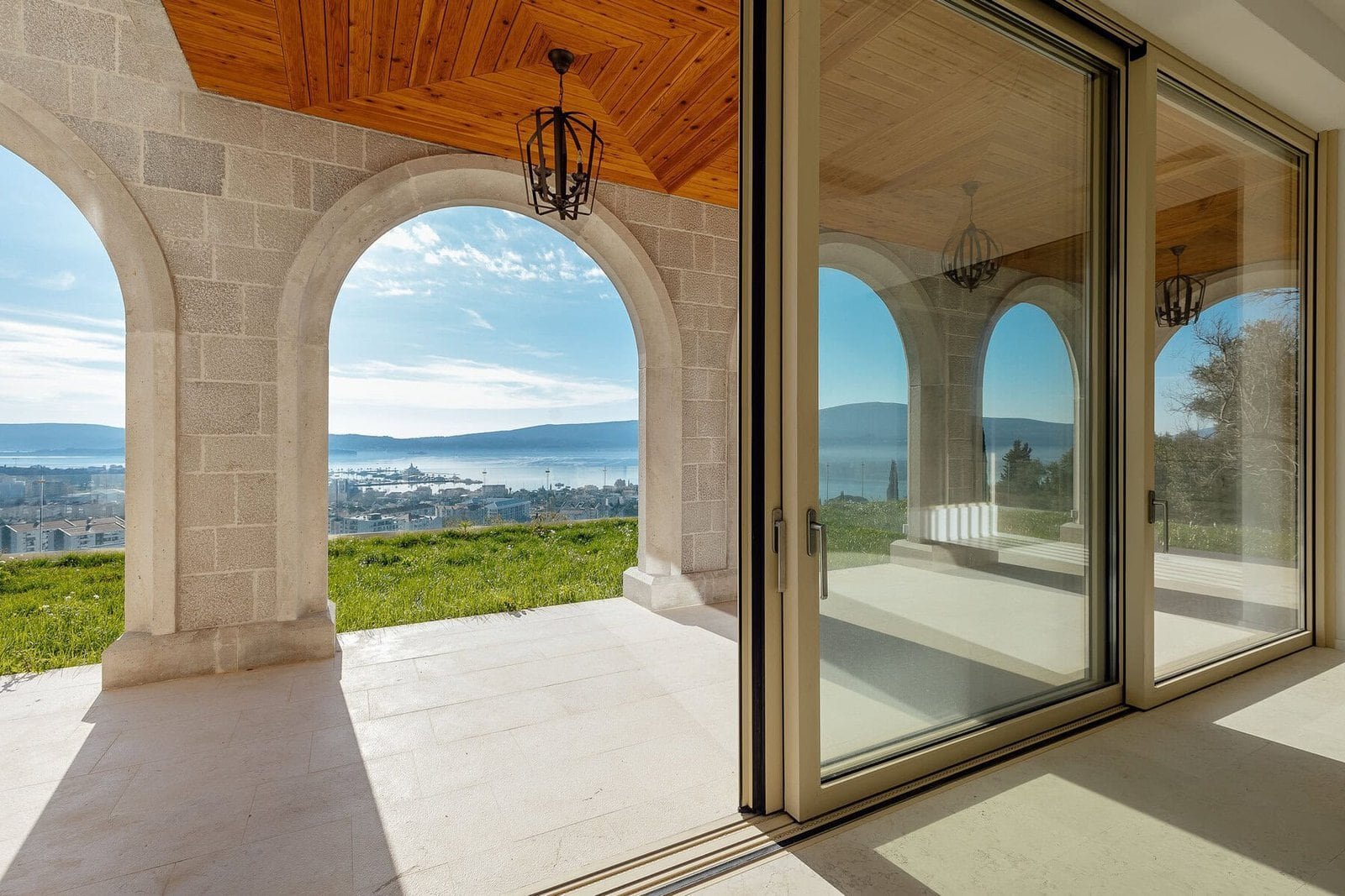 Designer Villa with Panoramic Bay Views in Donja Lastva, Tivat