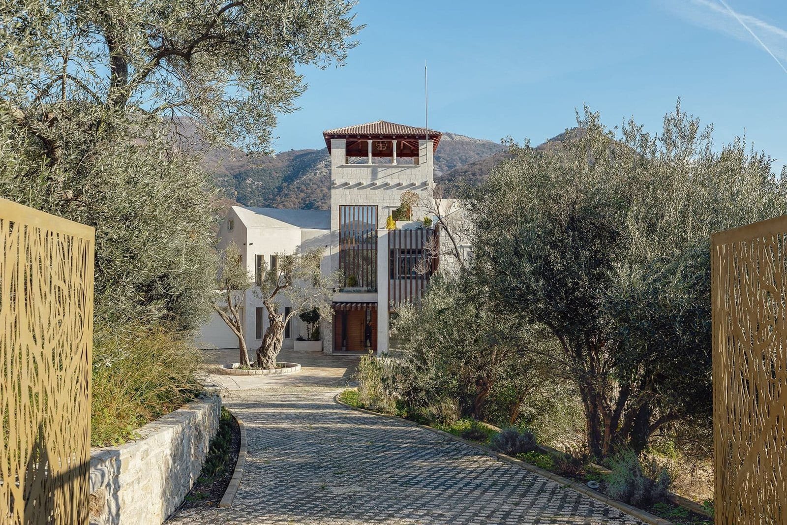 Designer Villa with Panoramic Bay Views in Donja Lastva, Tivat