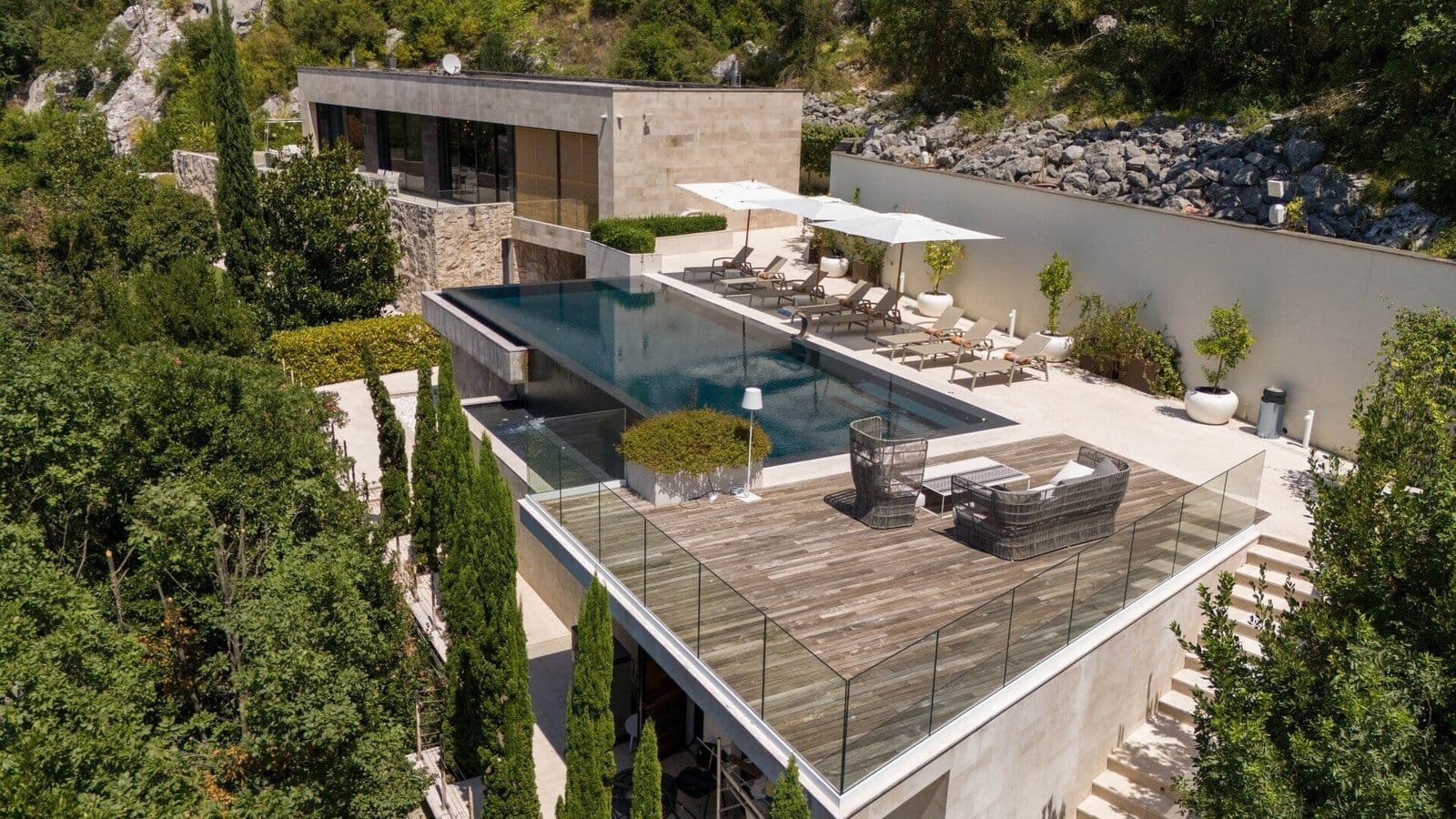 Villa Mandragora Waterfront Estate in Orahovac, Kotor Bay