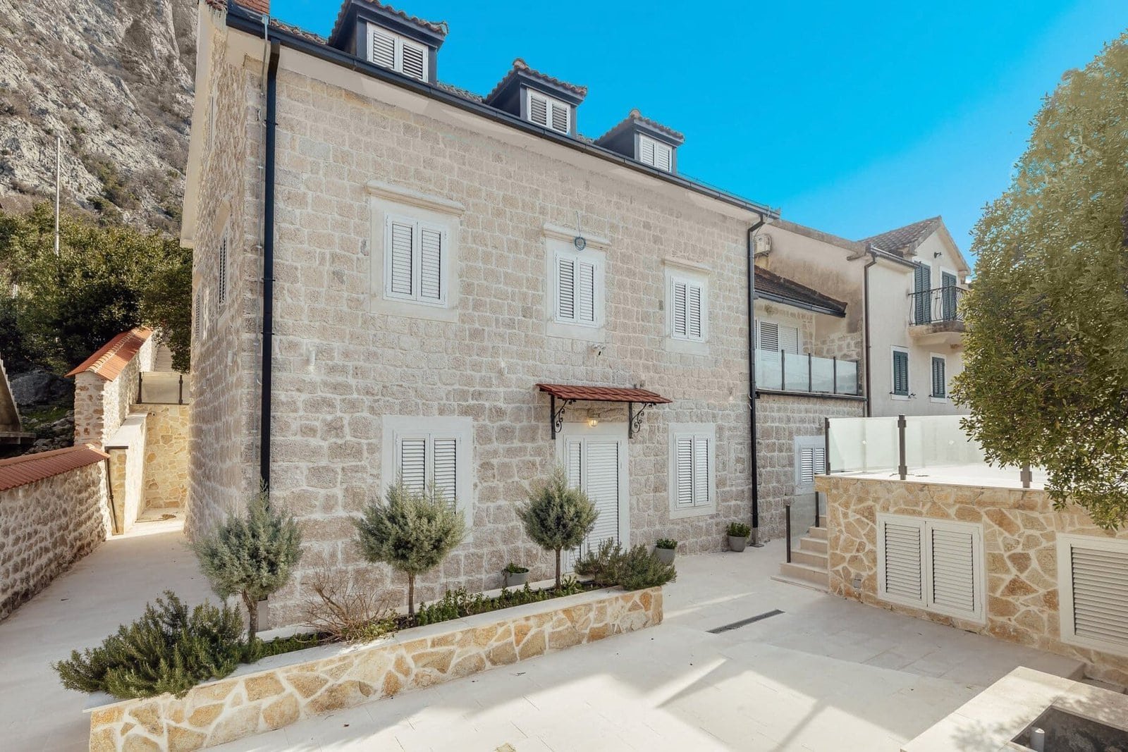 Five-Bedroom Stone Villa Estate in Ljuta, Kotor Bay