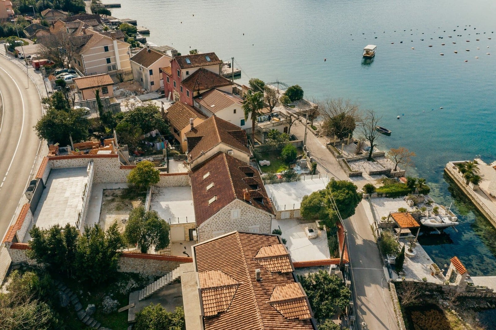 Five-Bedroom Stone Villa Estate in Ljuta, Kotor Bay