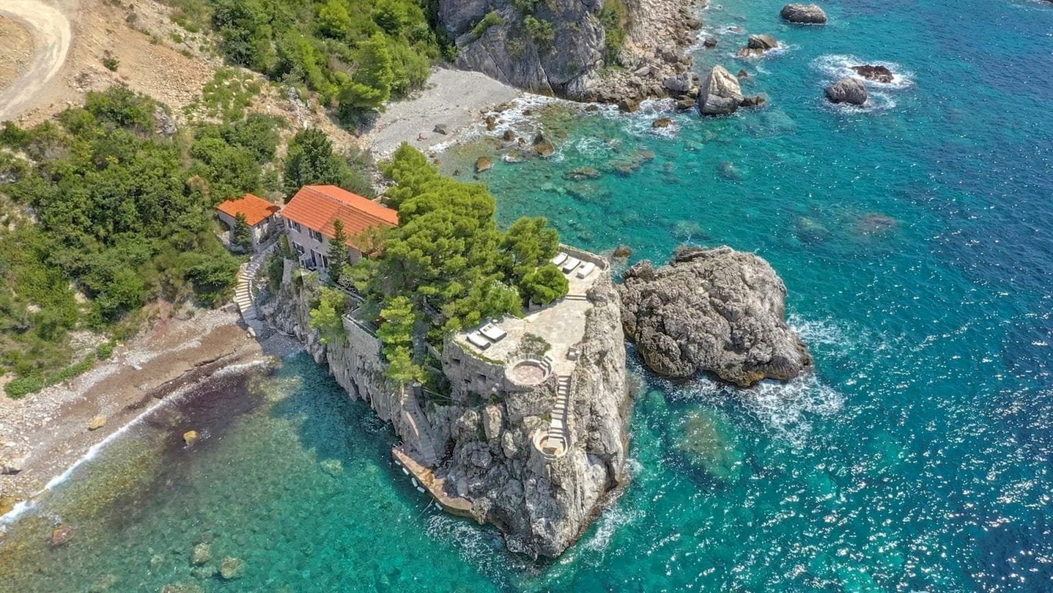 Peninsula Villa in Reževići, Budva Riviera