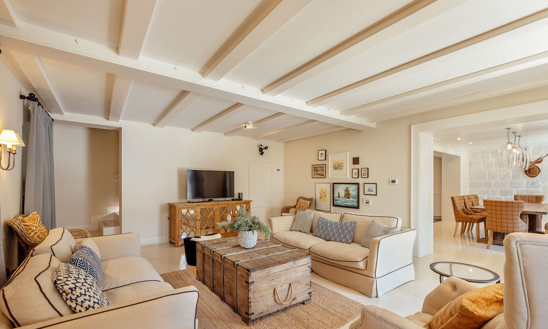 Waterfront Stone Villa in Dobrota, Kotor Bay