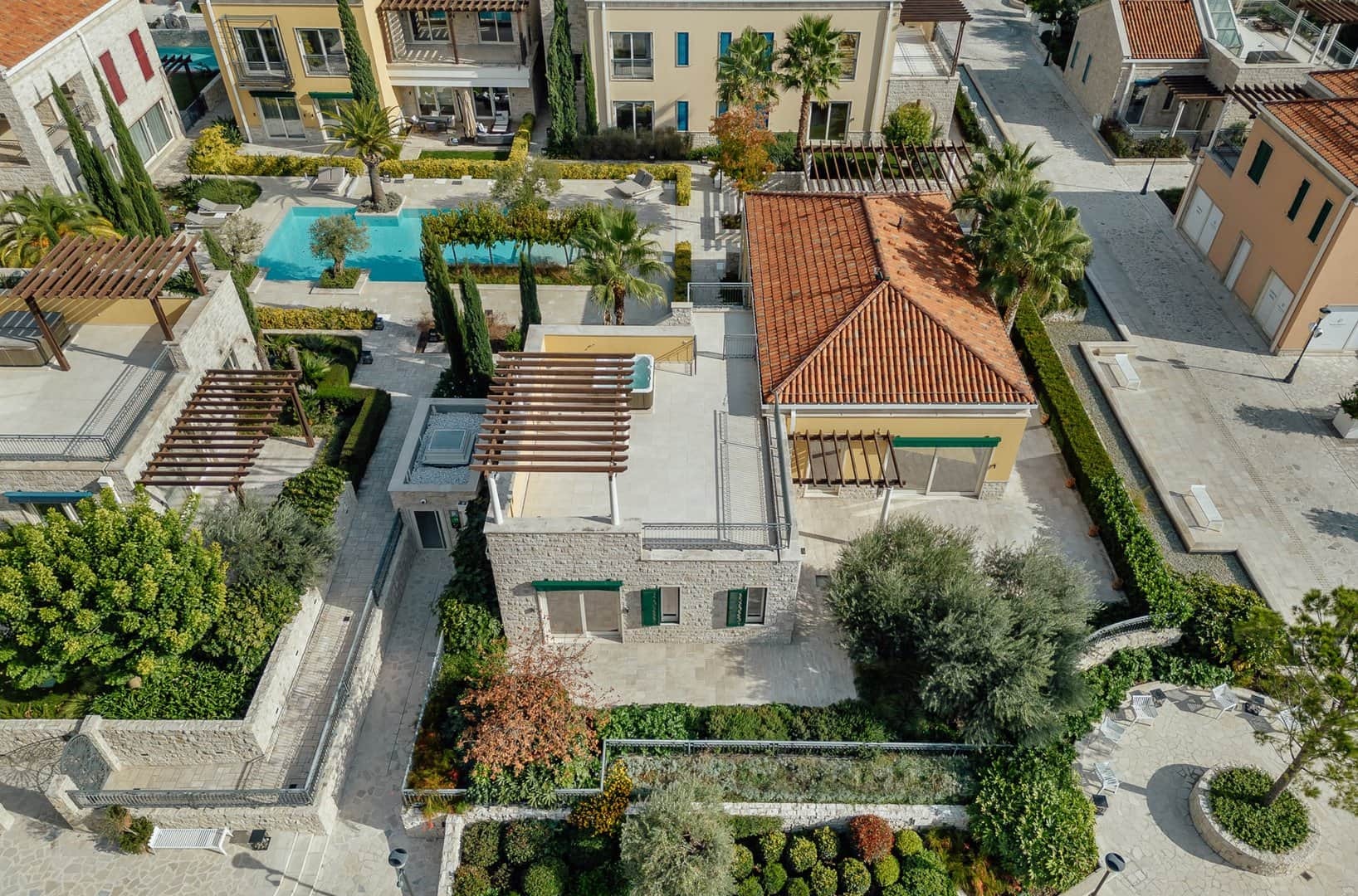 Three-Bedroom Villa with Rooftop Jacuzzi at Portonovi