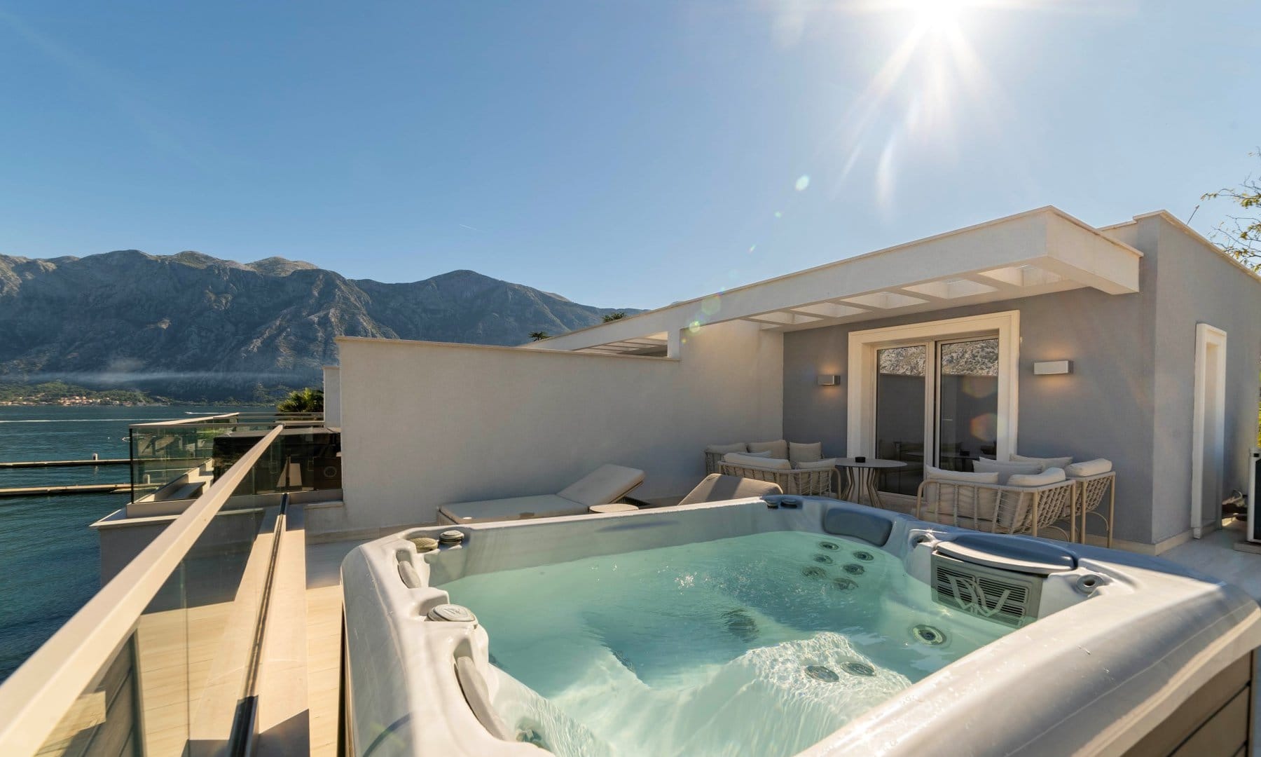 Three-Bedroom Bayfront Villa in Stoliv, Kotor Bay