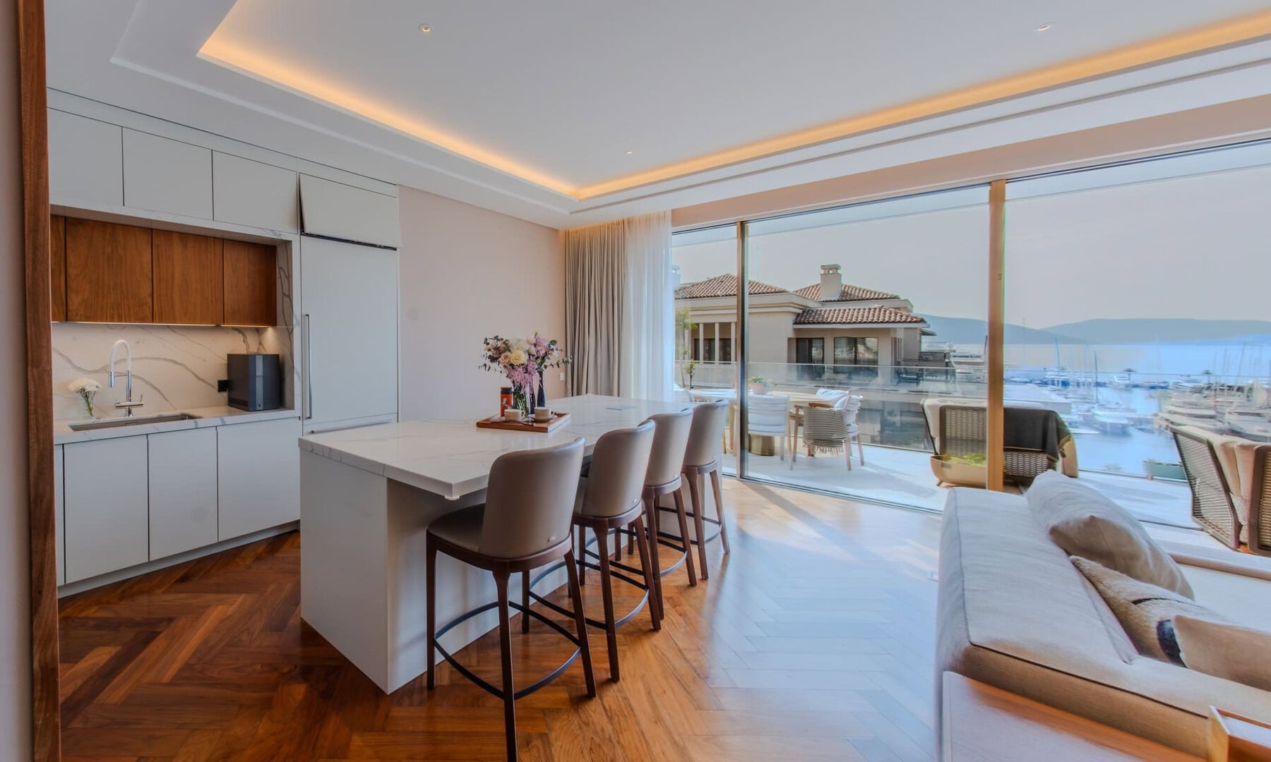Seven-Bedroom Double Penthouse in Elena, Porto Montenegro