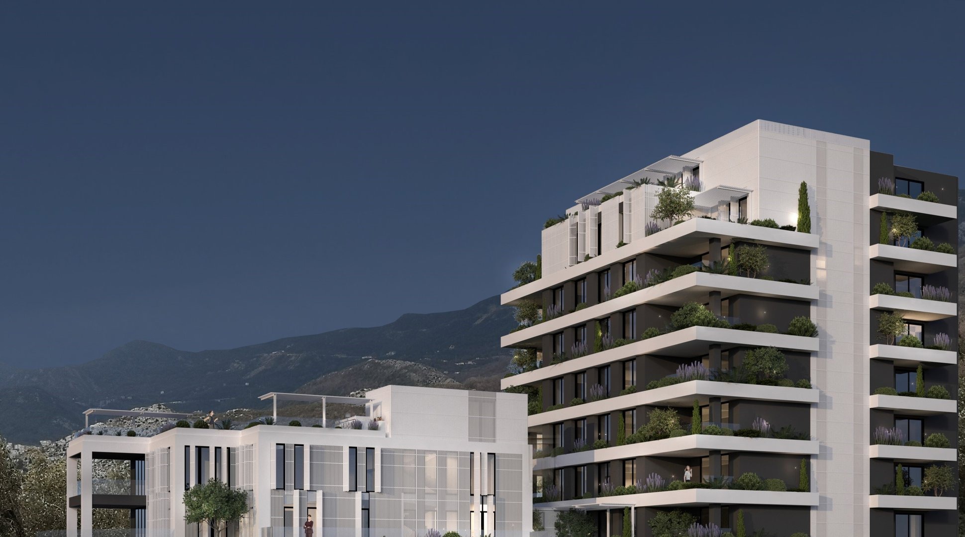 Three-Bedroom Penthouse at Alivia Hotel & Residences, Sveti Stefan