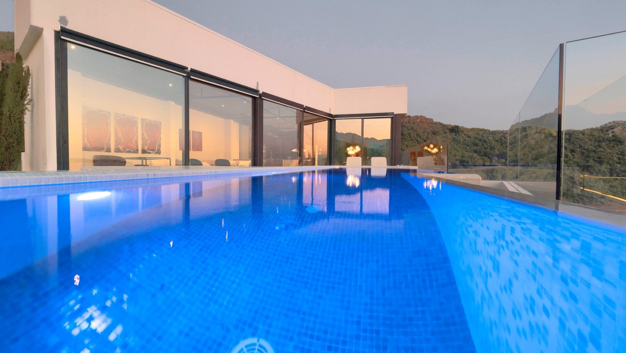 Five-Bedroom Duplex Penthouse with Rooftop Pool in Rafailovići