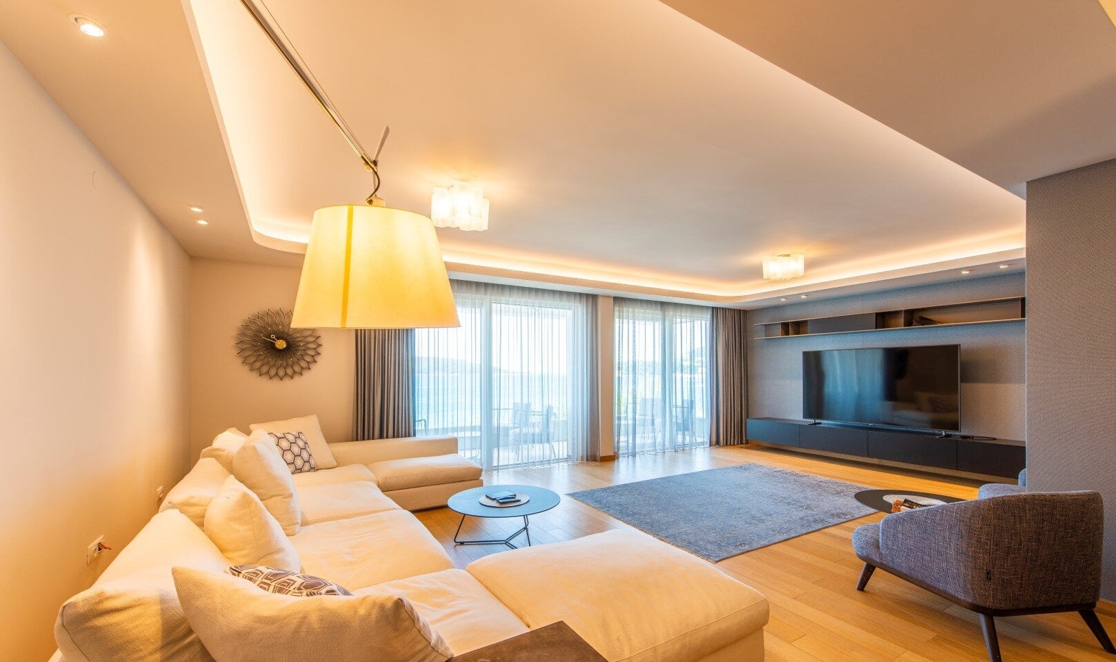 Three-Bedroom Waterfront Apartment in Rafailovići, Budva
