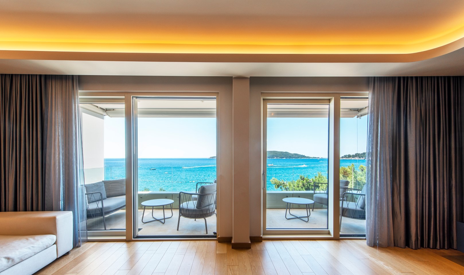 Three-Bedroom Waterfront Apartment in Rafailovići, Budva